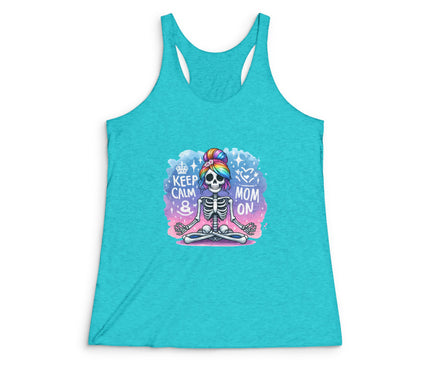 Keep Calm Women's Tri-Blend Racerback Tank