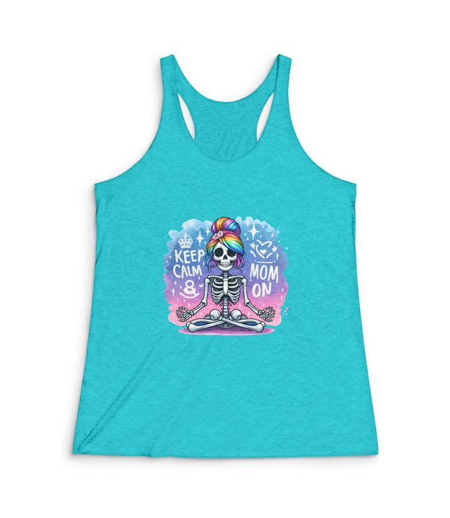 Keep Calm Women's Tri-Blend Racerback Tank