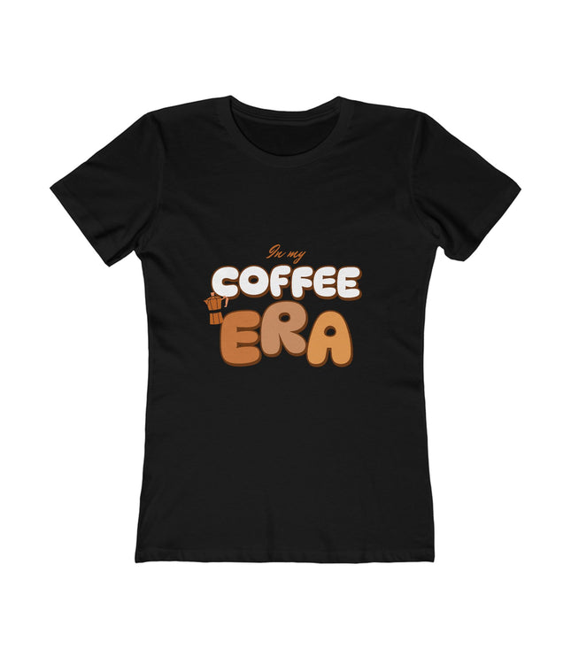 In My Coffee Era Women's Boyfriend Tee