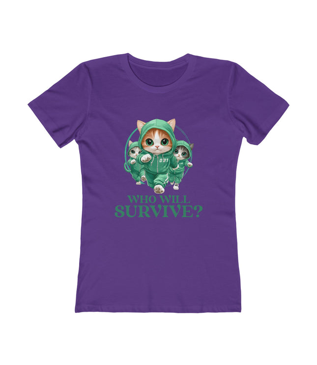 Who Will Survive? Women's Boyfriend Tee