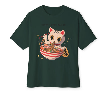 Kitty Loves Ramen Oversized T-Shirt