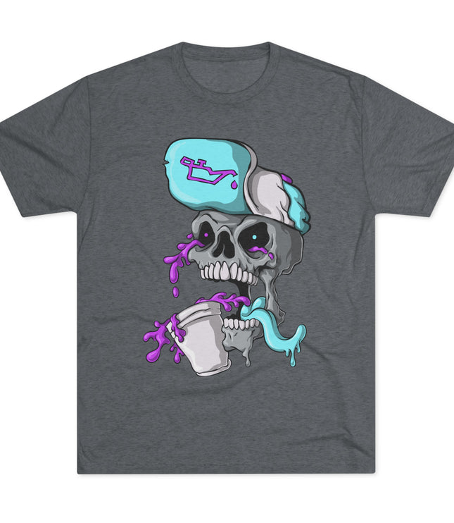 Leaned Out Skull Tri-Blend T-Shirt