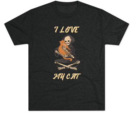 I Love My Cat Tri-blend T-Shirt