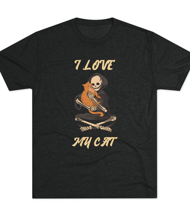 I Love My Cat Tri-blend T-Shirt