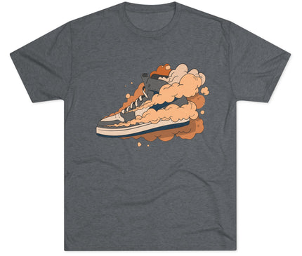 Smoky Sneaker Tri-Blend T-Shirt