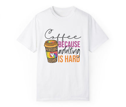 Coffee Because Adulting Is Hard Premium T-Shirt