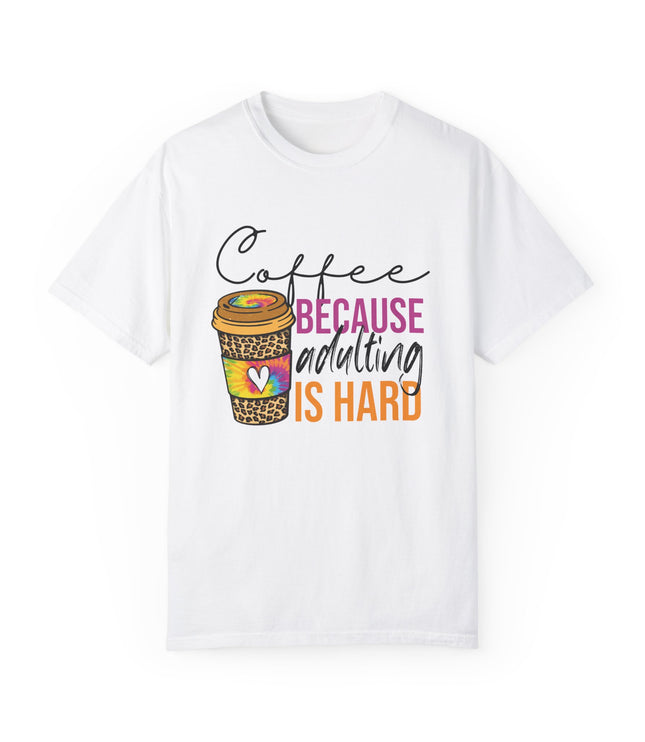 Coffee Because Adulting Is Hard Premium T-Shirt