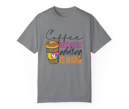 Coffee Because Adulting Is Hard Premium T-Shirt