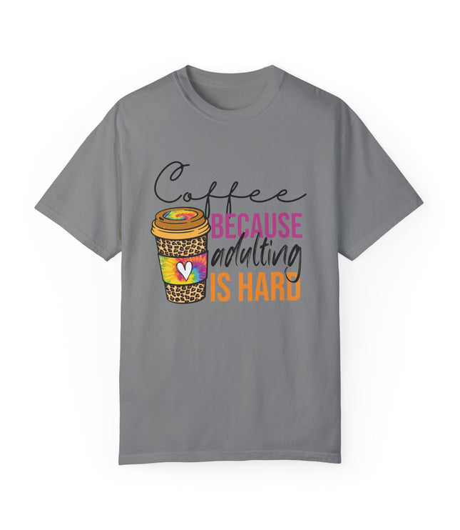 Coffee Because Adulting Is Hard Premium T-Shirt
