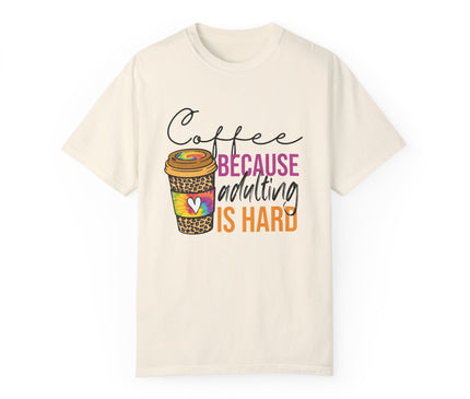 Coffee Because Adulting Is Hard Premium T-Shirt