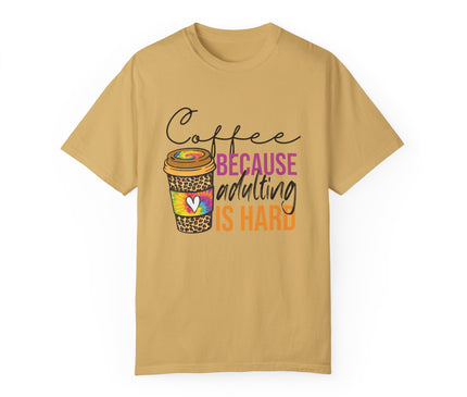 Coffee Because Adulting Is Hard Premium T-Shirt