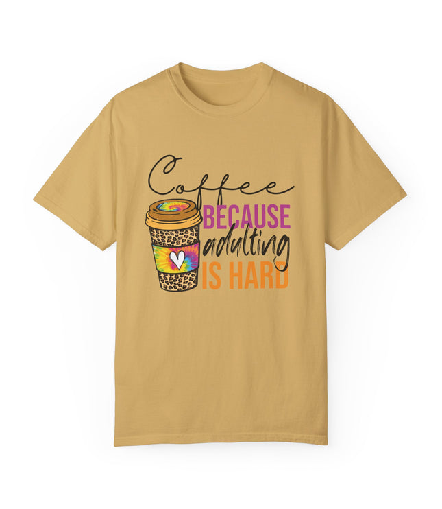 Coffee Because Adulting Is Hard Premium T-Shirt