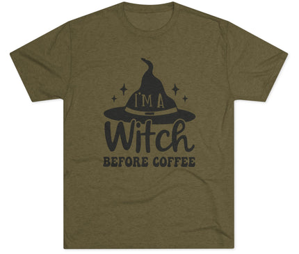 I'M Witch Before Coffee Tri-Blend T-Shirt