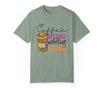 Coffee Because Adulting Is Hard Premium T-Shirt