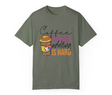 Coffee Because Adulting Is Hard Premium T-Shirt