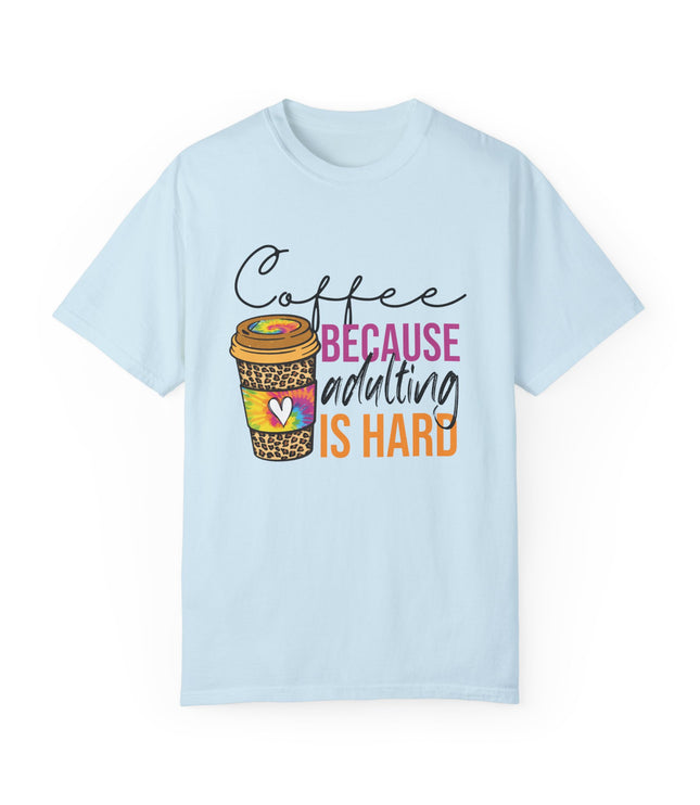 Coffee Because Adulting Is Hard Premium T-Shirt