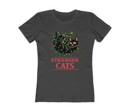 Stranger Cats Women's Boyfriend Tee