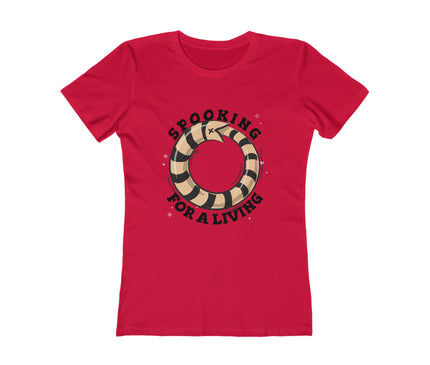 Spooking For Living Women's Boyfriend Tee
