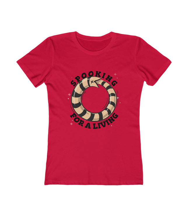 Spooking For Living Women's Boyfriend Tee