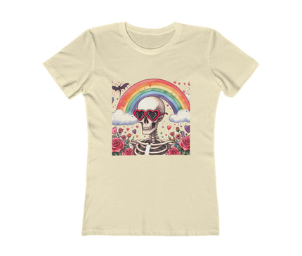 Spring Skull Women's Boyfriend Tee