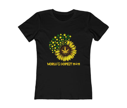 World's Dopest Mom Women's Boyfriend Tee