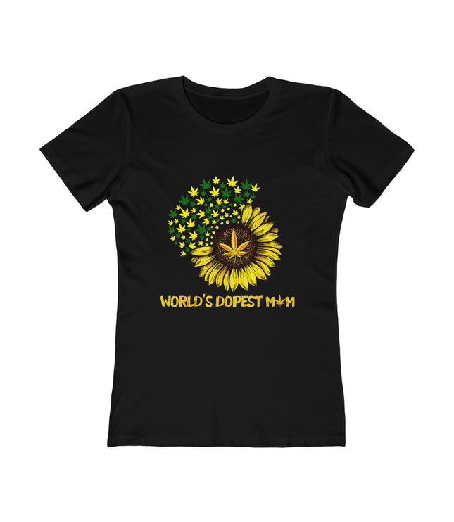 World's Dopest Mom Women's Boyfriend Tee