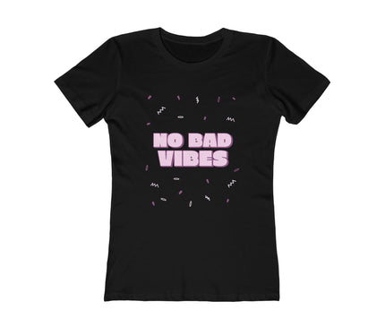 No Bad Vibes Women's Boyfriend Tee