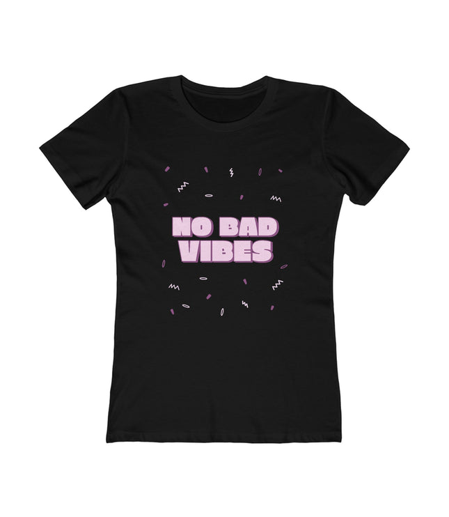 No Bad Vibes Women's Boyfriend Tee