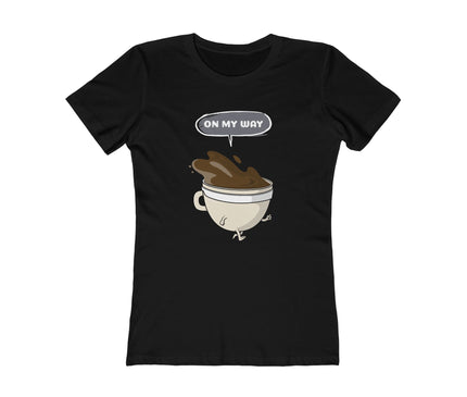 On My Way Women's Boyfriend Tee