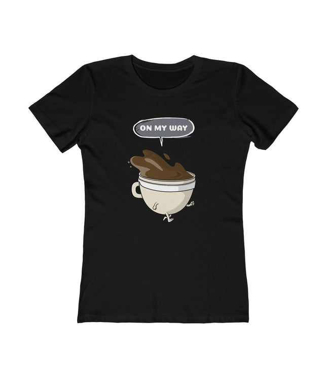 On My Way Women's Boyfriend Tee