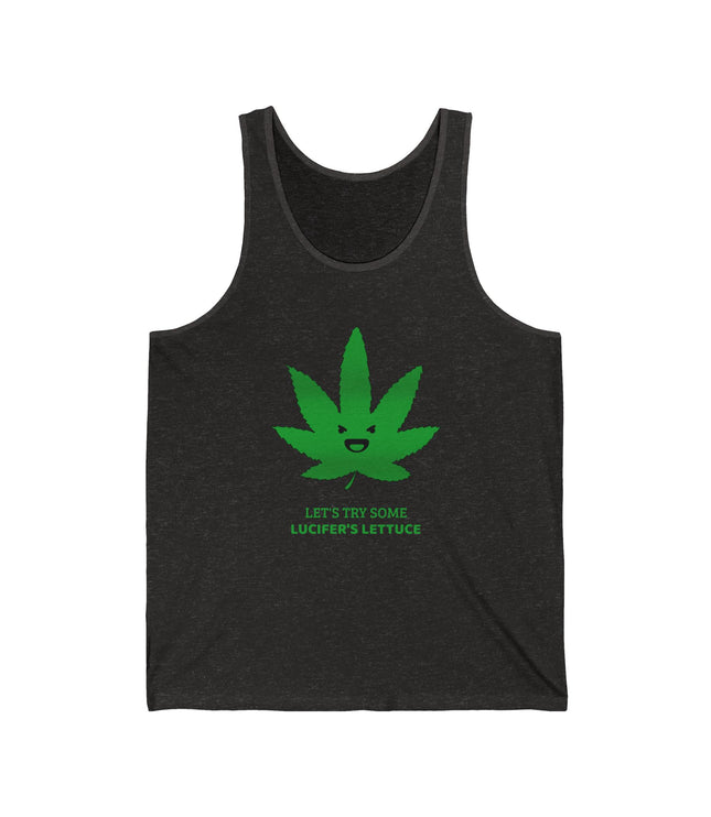 Lucifer" Lettuce Jersey Tank