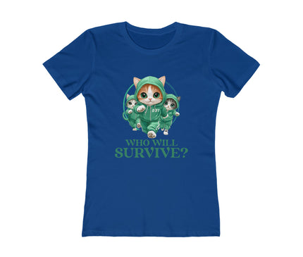Who Will Survive? Women's Boyfriend Tee