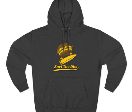 Surf The Diet Premium Pullover Hoodie