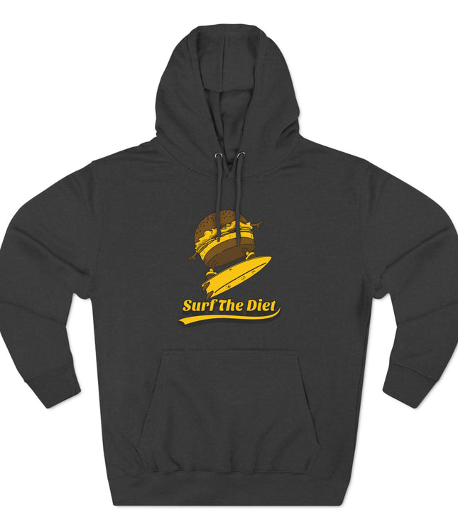 Surf The Diet Premium Pullover Hoodie
