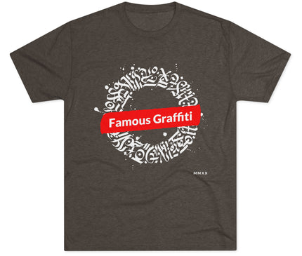 Famous Graffiti Tri-Blend T-Shirt