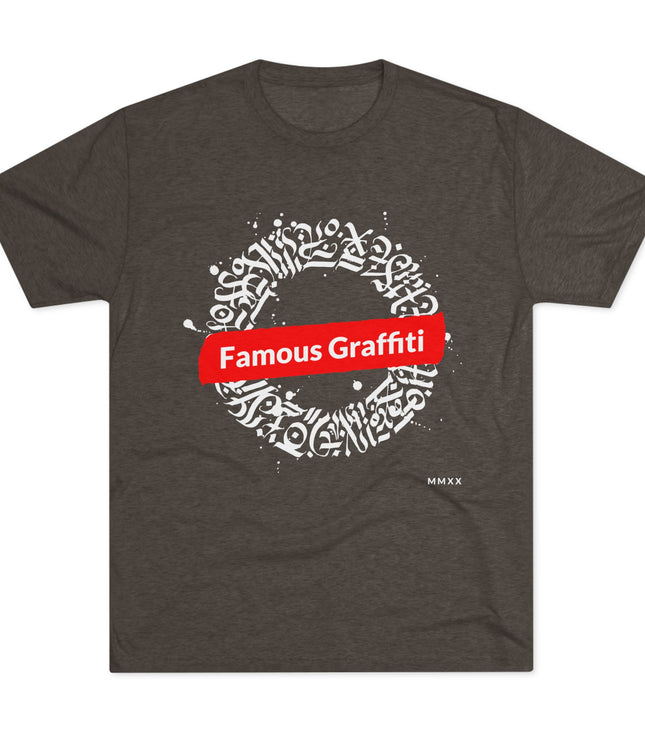 Famous Graffiti Tri-Blend T-Shirt