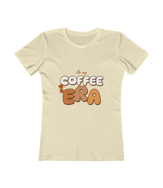 In My Coffee Era Women's Boyfriend Tee
