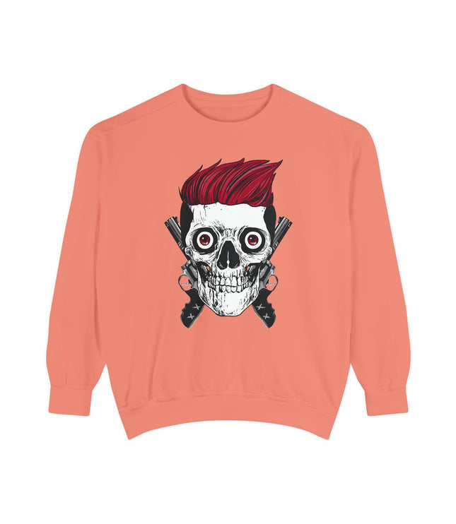 Skull With Guns Premium Sweatshirt