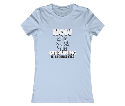 AI Generated Women's Favorite Tee