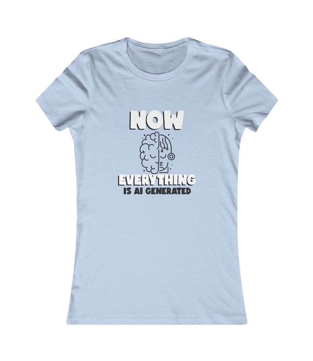 AI Generated Women's Favorite Tee