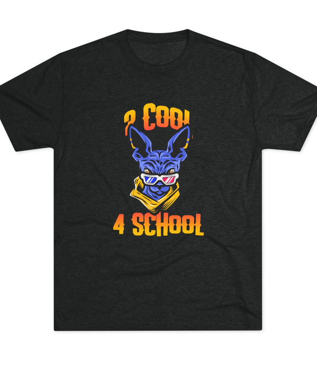 2 Cool 4 School Tri-Blend T-Shirt