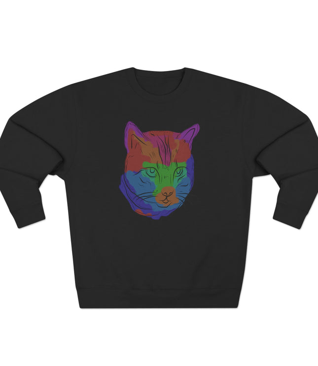 Cat Art Pullover Sweatshirt