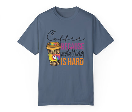 Coffee Because Adulting Is Hard Premium T-Shirt