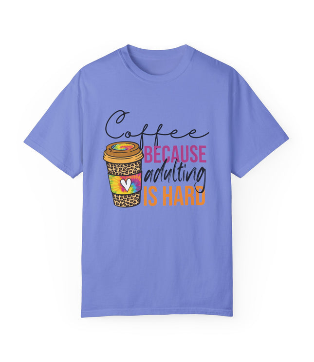 Coffee Because Adulting Is Hard Premium T-Shirt
