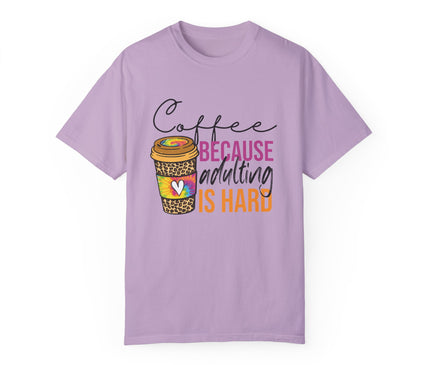 Coffee Because Adulting Is Hard Premium T-Shirt