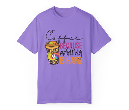 Coffee Because Adulting Is Hard Premium T-Shirt