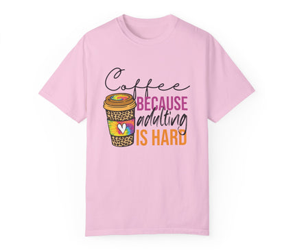 Coffee Because Adulting Is Hard Premium T-Shirt