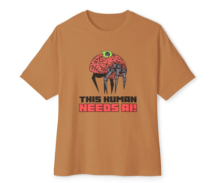 This Human Needs AI Oversized T-Shirt