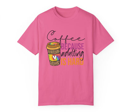 Coffee Because Adulting Is Hard Premium T-Shirt