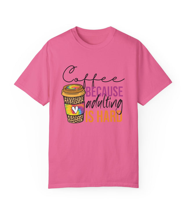 Coffee Because Adulting Is Hard Premium T-Shirt